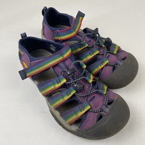 Keen Newport H2 Sandals Kids 5 Adjustable Rainbow Sport Shoes Closed Toe